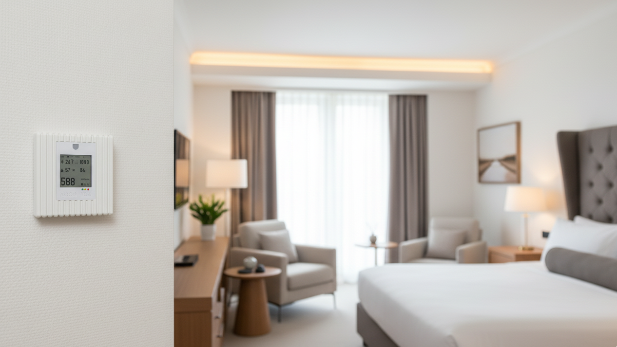 hotel guest room with roomYou1